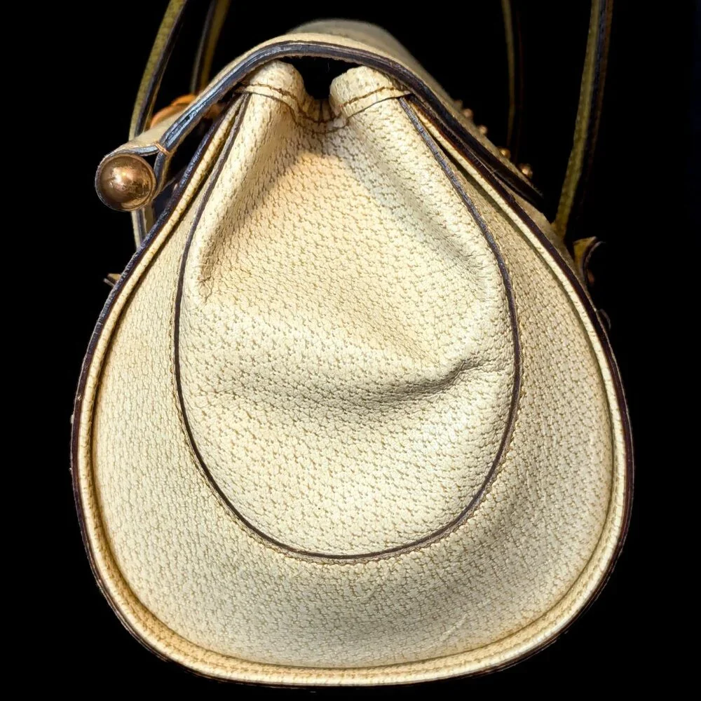 GUCCI Bamboo 1947 Bullet Bag - Off White - Picture 8 of 16